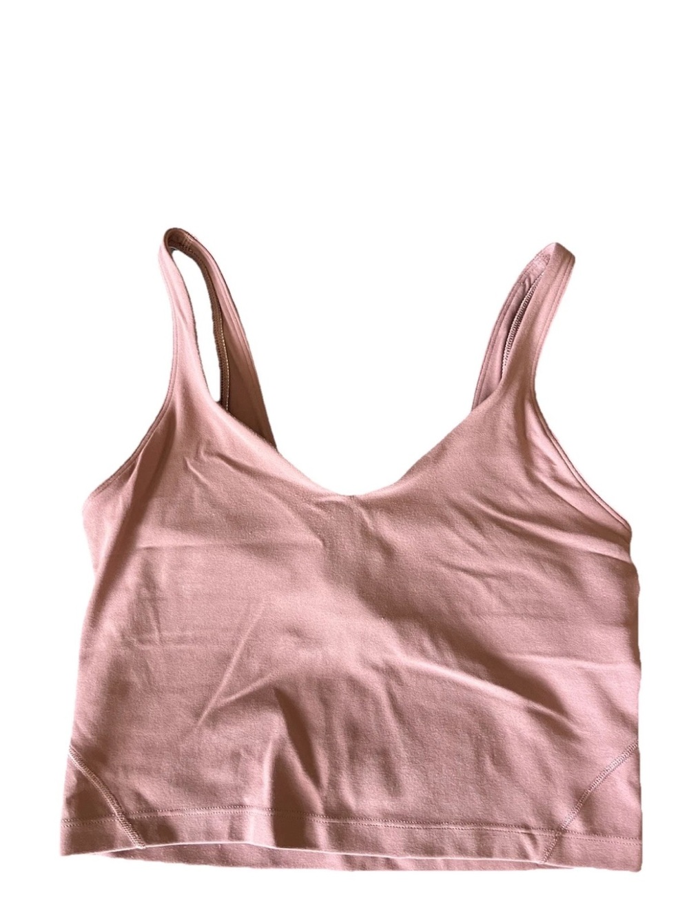 Lululemon Pink Savannah Align Cropped Pink Workout Tank Top 6